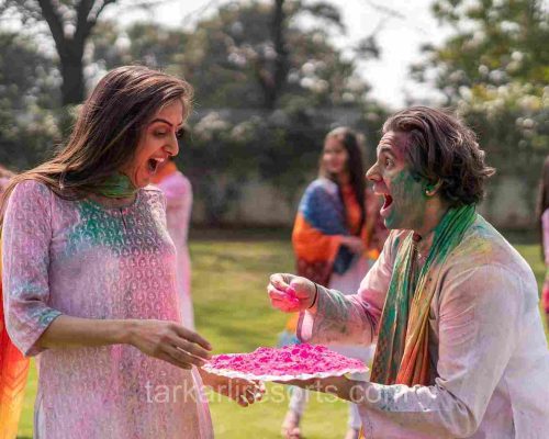 Tarkarli Beach resort holi celebration
