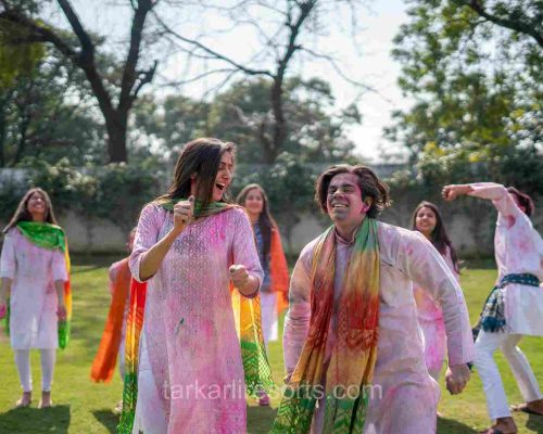 Tarkarli Beach resort holi celebration